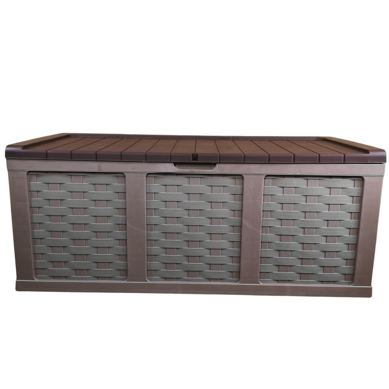 Samuel Alexander 158cm W Polypropylene Lockable Deck Box in Brown