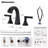Widespread 2-handle Bathroom Faucet with Drain Assembly-100694938