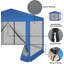 Bruckner 4 x 3m Metal Dome Gazebo