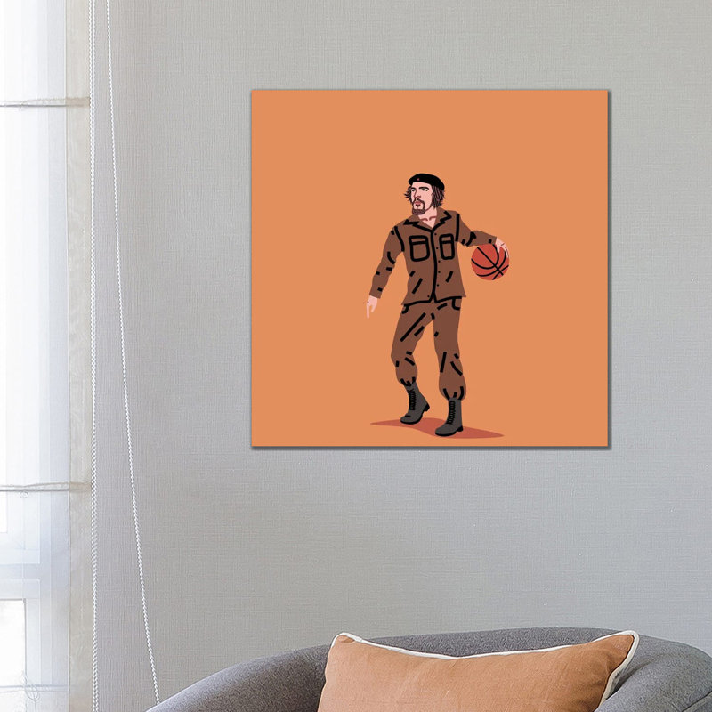 Balling Che by Elad Shagrir - Wrapped Canvas Gallery-Wrapped Canvas Giclée, 66.04 cm H x 66.04 cm W x 1.91 cm D