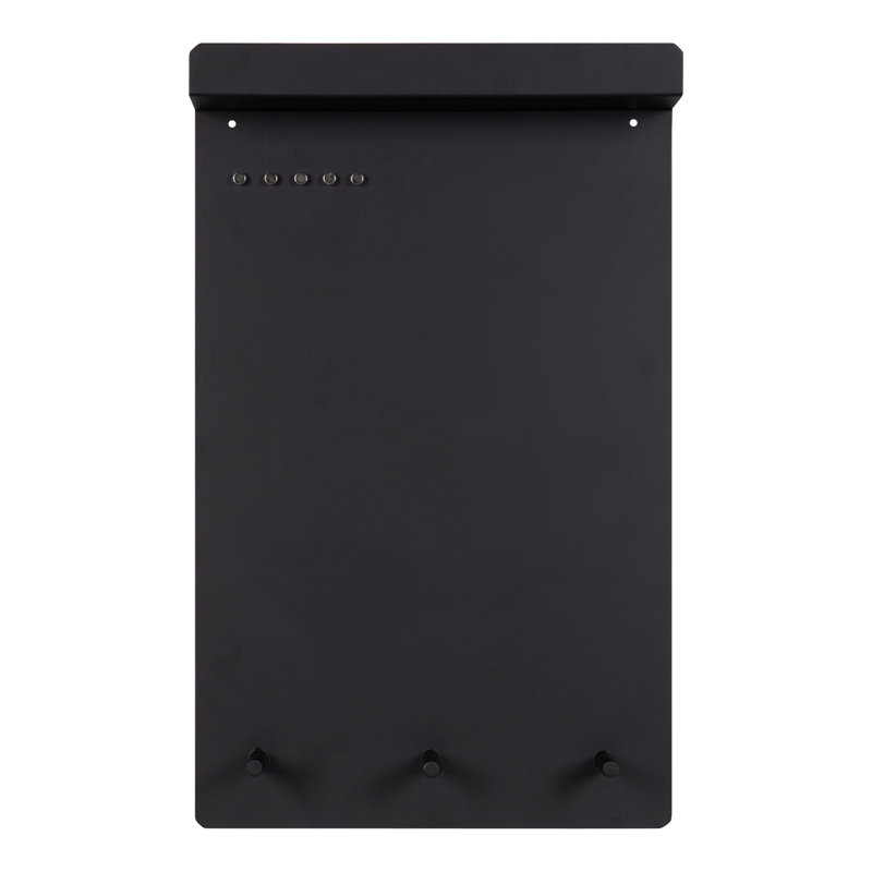 Metal Wall Organizer with Chalkboard
