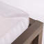 ensemble modulaire d'extérieur en bois avec coussins, blanc