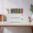 Wooden Rectangular Desktop Storage Box With Lockable Drawers Office Supplies File Organizer Flat File Cabinet