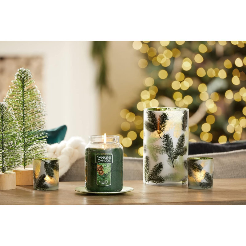 Balsam & Cedar Scented Jar Candle
