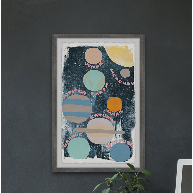 Lewter 1 Piece Wrapped Canvas Wall Art, 45cm H x 38cm W