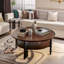 Élégante table basse ovale pour meuble télé
