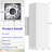 10.6'' H Integrated Led Rectangular Up Down Wall Light Outdoor Waterproof 12W 2700K Aluminum Wall Sconce-1287690655