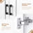 Stylish 24" Wall Mounted Single Floating Bathroom Vanity With Ceramic Sink-354891501