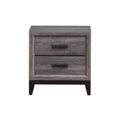 Table de chevet gris MIRAGE