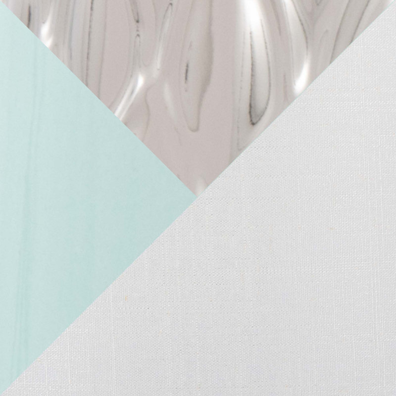 Lampe de table en céramique 22 po Mooresville, Bleu Tiffany
