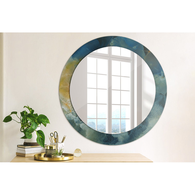 Huldar Glass Flat Wall Mirror, 70cm H x 70cm W
