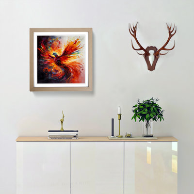 Phoenix Abstract Art No.3 - Framed Print