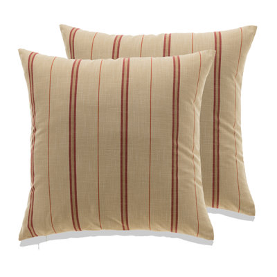  French Stripe Reversible Throw Pillow
