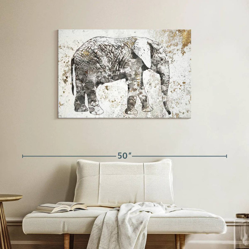 Elephant Stance, 26" H x 39" W