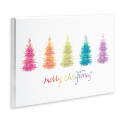«Rainbow Christmas Trees» par House Fenway