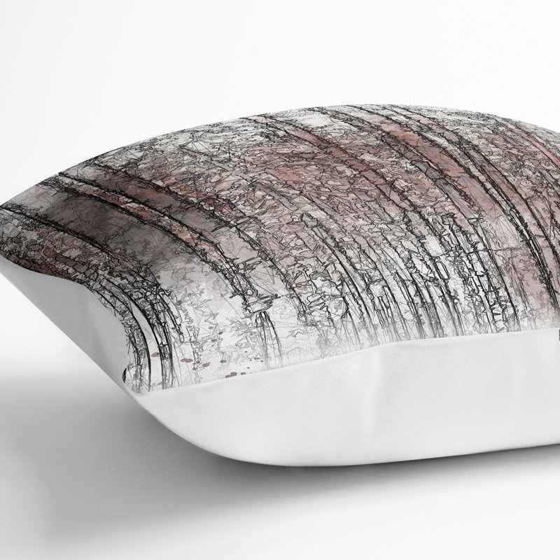 Square Throw Cushion, 55cm H x 55cm W x 20cm D, White