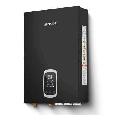 27Kw Electric Tankless Water Heater With LED Display, 240V Instant Hot Water Heater For Whole Home, Self-Modulating And Energy Efficient