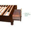 Lit plateforme avec rangement en bois