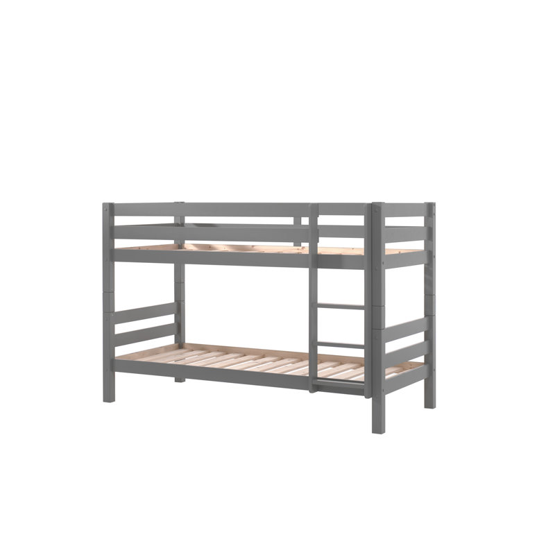 Pino Bunk Bed, Grey, Cot Bed / Toddler (70 x 140cm)