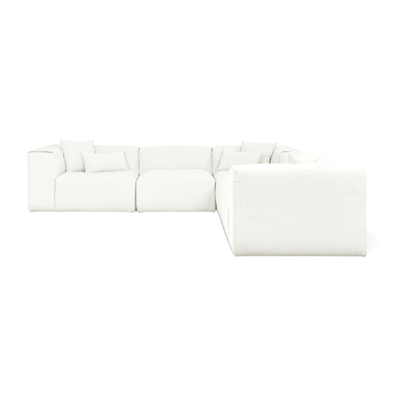 Canapé modulaire rembourré 5 pièces Nest, Boucle d'os