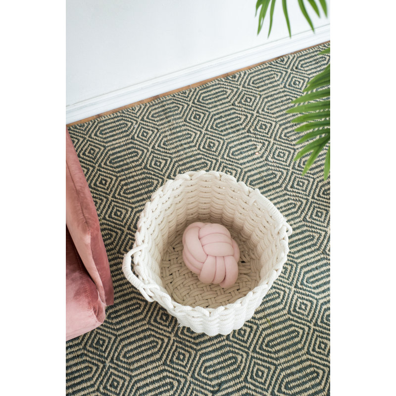 Becka Fabric Basket With Handles - Set of 3