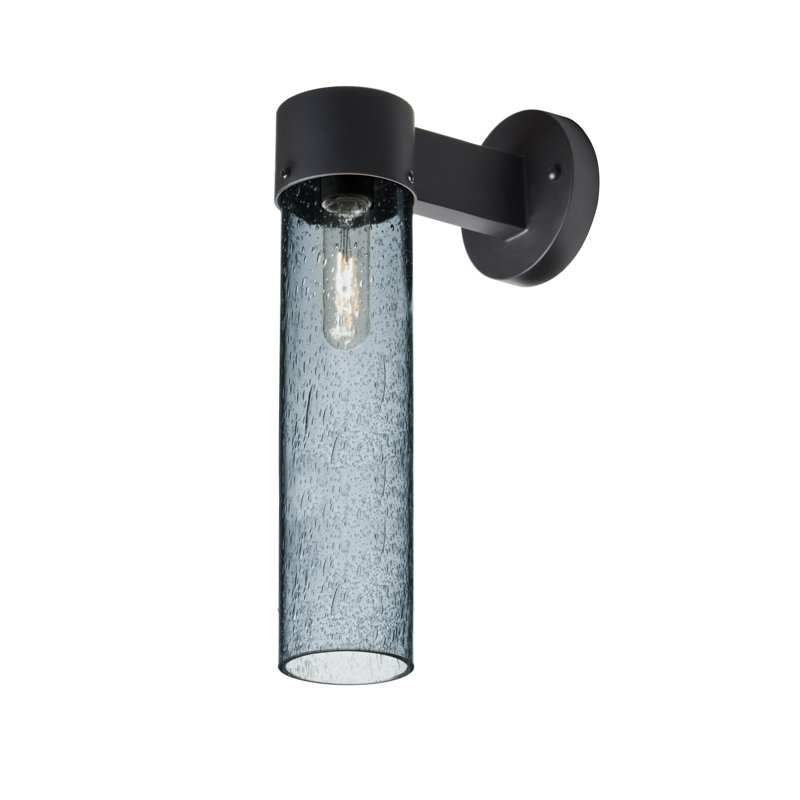 Cattalina Wall Light, Blue, 17.5" H x 5" W x 8.5" D, Black