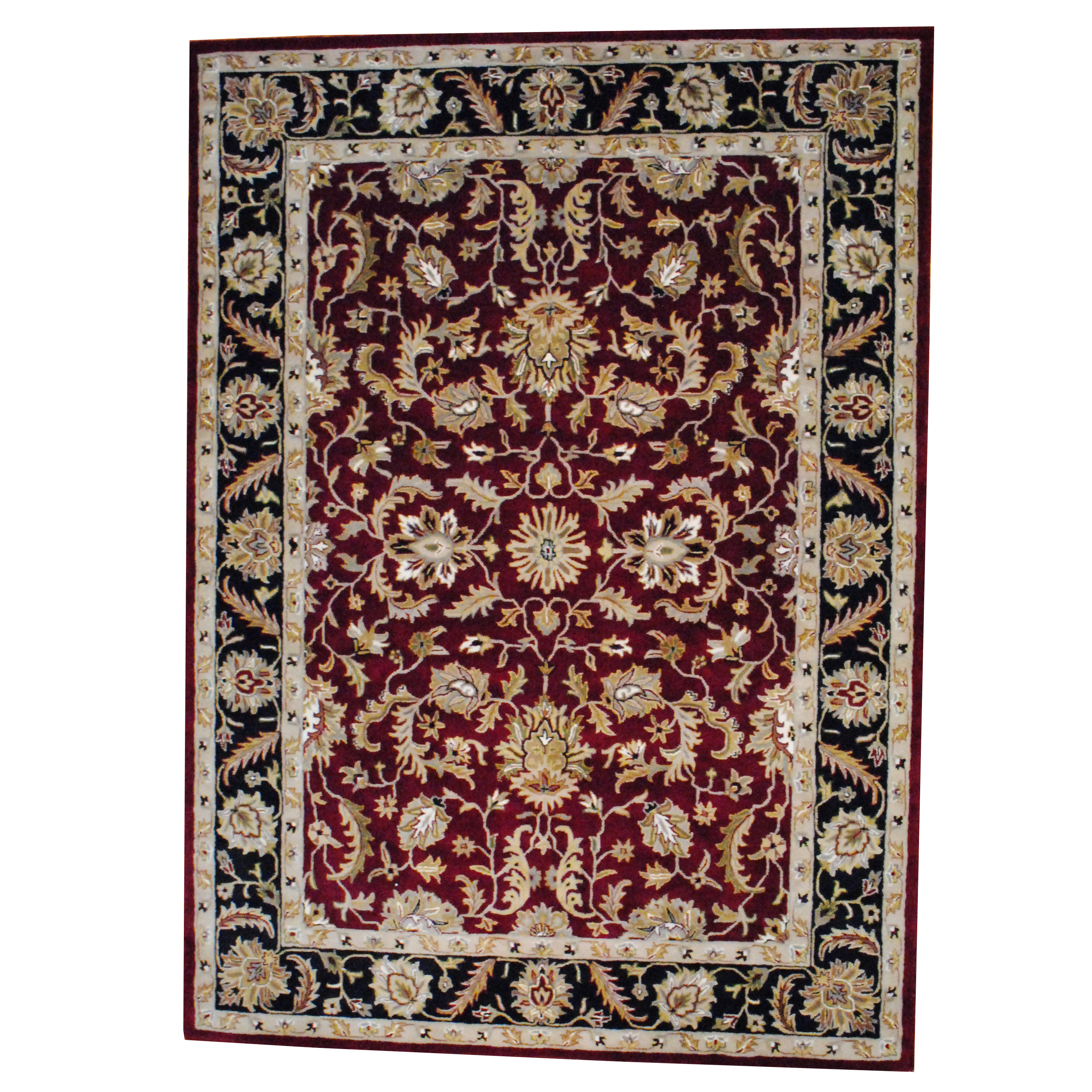 Herat Oriental Indo Hand Tufted Wool Oriental Rug | Wayfair