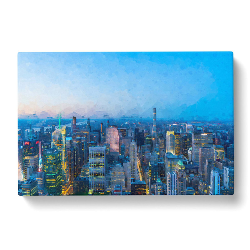 The Sky Above New York In Abstract - Wrapped Canvas Print, 50cm H x 76cm W x 3cm D