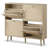 Bostynn 4 Flip Drawers Rattan Shoe Cabinet Shoe Storage Organizer Unit-1113567288