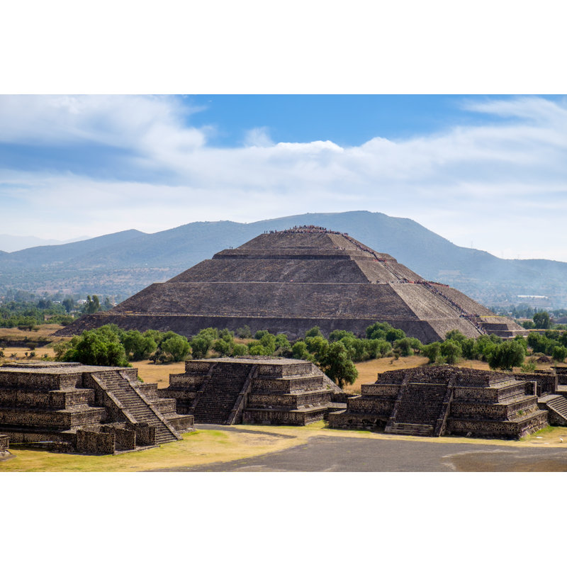 Pyramide Bennard, civilisation maya antique de Teotihuacan par Martinm303, H 20 po x l 30 po x P 1,25 po