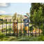 61 cm H x 61 cm W Iron Fence Panels Fencing with 5 Panel(s) Included-940263393