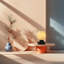 Lampe de chevet moderne à 3 températures avec abat-jour en verre fleur, lumière DEL à intensité variable pour la chambre à coucher, le salon, le bureau et la décoration intérieure