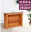 Abbey 80cm H x 100cm W Solid Wood Standard Bookcase