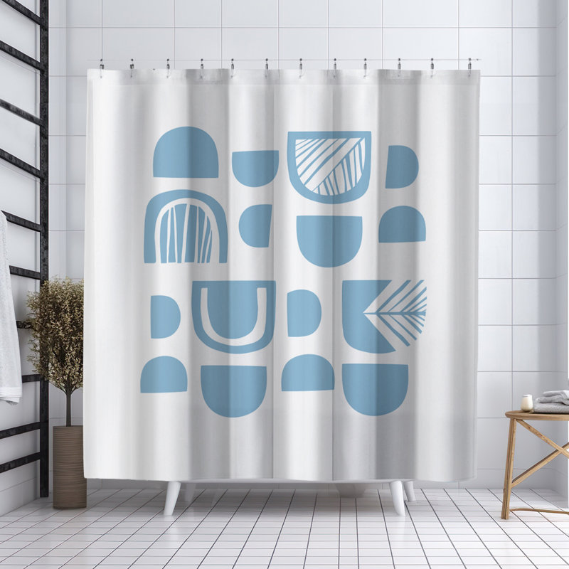 Coco Shower Curtain, Blue