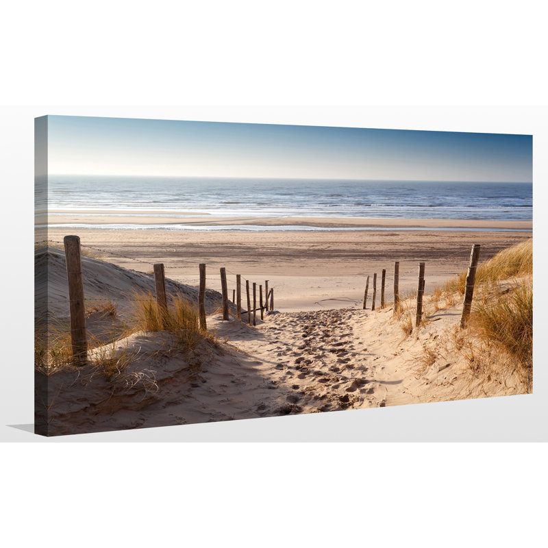 « Path to Ocean » imprimé sur toile tendue, H 24 po x l 40 po x P 1 po