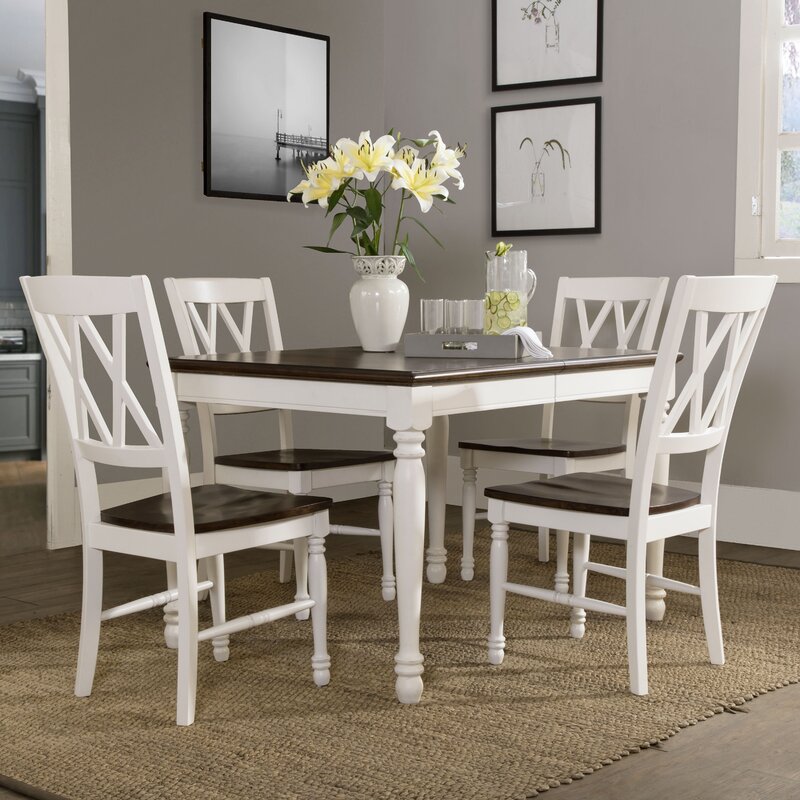 Charlton Home® Ashwell 7 - Piece Extendable Dining Set & Reviews | Wayfair