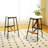 Modern Set Of 2 Bar Stools Comfortable & Stylish Counter Height And Bar Height Bar Stools-333699067-333699044