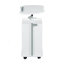 Techni Mobili Sit-to-Stand Rolling Adjustable Laptop Cart With Storage