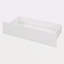 Lit mezzanine simple en L et lit plateforme simple avec 7 tiroirs et garde-corps complets en forme de L