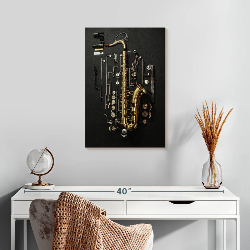 Abarca Play The Saxophone, 24" H x 16" W