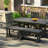 Outdoor All-Weather HDPE Dining Bench-261937624