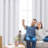 Silver Printed Room Darkening Grommet Curtains (Set of 2)-1214976348-1214976350