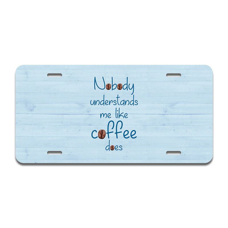 Cadre plat en aluminium Coffee Comprend moi