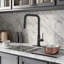 Robinet de cuisine extractible à poignée simple avec accessoires-85858239