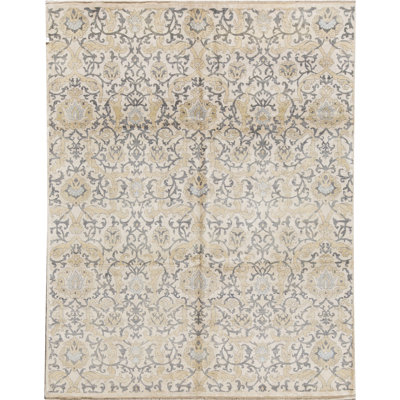 Silk Damask Area Rug
