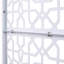 Écran d'intimité en métal 76 po x 48 po pour l'extérieur et l'intérieur | Panneau de clôture décoratif autoportant pour terrasse, patio, balcon, jardin | Idée de cadeau-120993480
