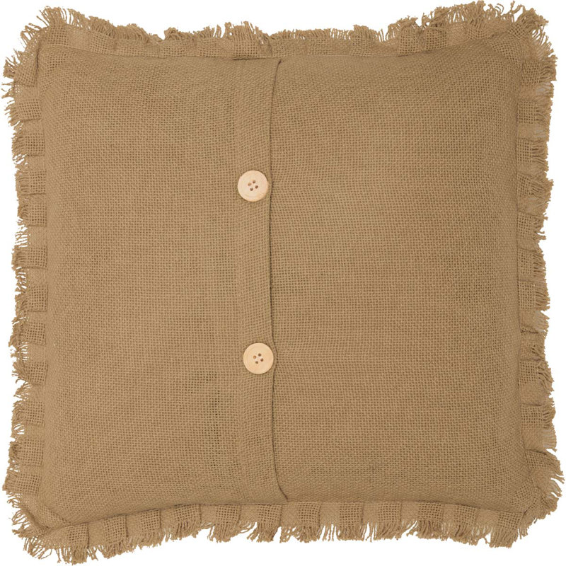 Cotton Reversible Throw Pillow