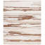 Tapis rectangulaire ivoire / beige en laine / coton noué à la main Rectangle Karla-730208988