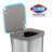 Glad Step Trash Can, Series 2 Soft Close Bin with Odor Protection, 13 Gal, Metal-119932380-119932381