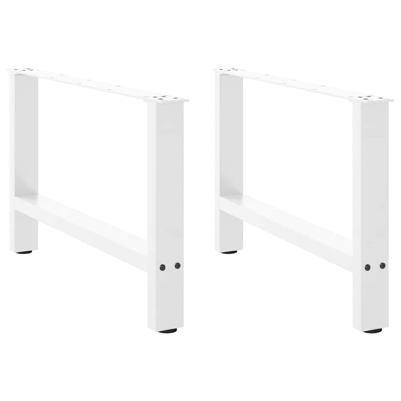 Seaira Coffee Table Legs Steel, 43cm H x 70cm W x 70cm D, White